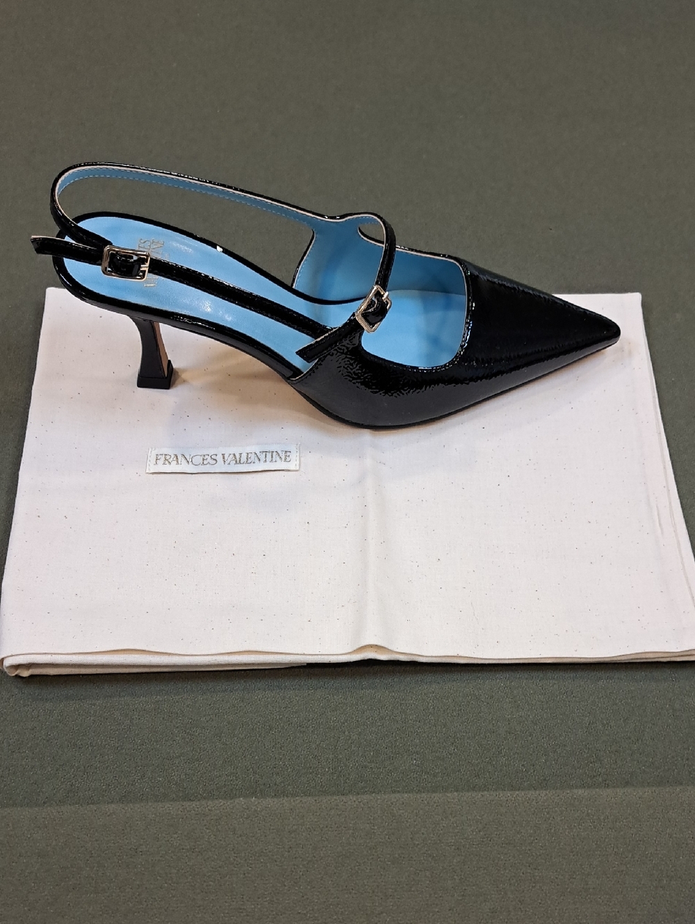 Frances Valentine Vivi Pump - Color: Black - Size: 7 - Picture 11 of 11